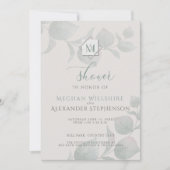 Silver Sage Eucalyptus Wedding Shower Kaart (Voorkant)