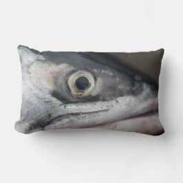 Silver Salmon Face Kussen