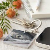 Silver Salmon Face Sleutelhanger (Voorkant Rechts)