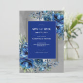 Silver & Sapphire: Sla de datumaankondiging op Kaart (Staand voorkant)