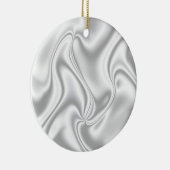 Silver Satin Keramisch Ornament (Rechts)