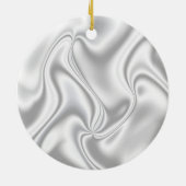 Silver Satin Keramisch Ornament (Achterkant)