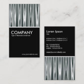 Silver Satin Ripples Visitekaartje (Voorkant / Achterkant)