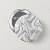 Silver Satin Ronde Button 5,7 Cm (Voorkant /achterkant)