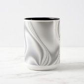 Silver Satin Tweekleurige Koffiemok (Center)