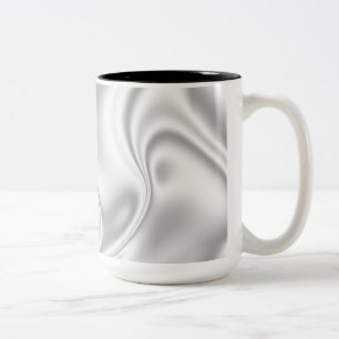 Silver Satin Tweekleurige Koffiemok