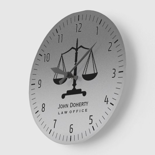 Silver Scales of Justice Grote Klok (Hoek)