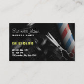 Silver Scissor Professional Barber Shop Visitekaartje (Voorkant)