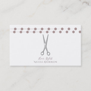 Silver Scissors minimale move roze Visitekaartje