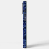 Silver Scorpio Zodiac Sign on Blue Camo Case-Mate iPhone Case (Achterkant / Links)