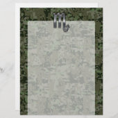 Silver Scorpio Zodiac Sign Woodland Digital Camo (Voorkant / Achterkant)