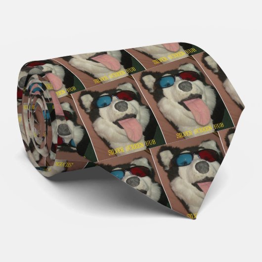 Silver Screen Hub Stropdas (Opgerold)