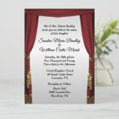 Silver Screen Movie Theme Weddenschap Kaart (Staand voorkant)