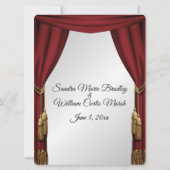 Silver Screen Movie Theme Weddenschap Kaart (Achterkant)