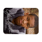 Silver Script 2025 Photo Afstuderen aangekondigd Magneet (Horizontaal)