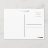 Silver Script Prettige feestdagen Persoonlijke fot Briefkaart (Achterkant)