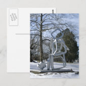 Silver Sculpture in Mellon Park Briefkaart (Voorkant / Achterkant)