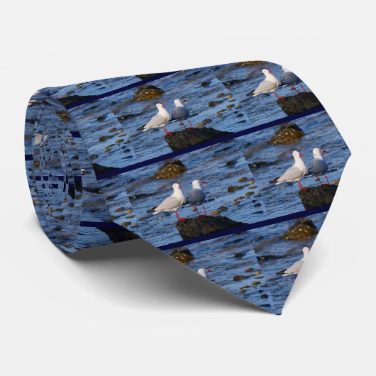 Silver Seagulls Stropdas (Opgerold)