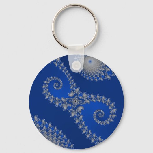 Silver Seahorse Sleutelhanger (Voorkant)