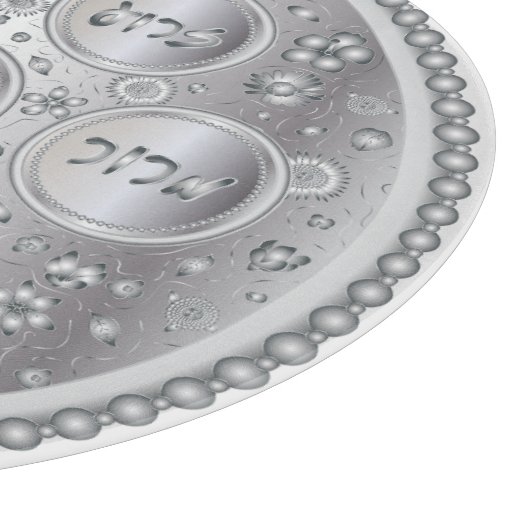 Silver Seder-Bord Snijplank (Hoek)