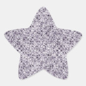 Silver Sequin Effect Star Sticker Sheets (Voorkant)