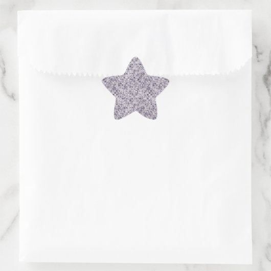 Silver Sequin Effect Star Sticker Sheets (Tas)