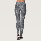 Silver Sequin Pattern Leggings (Achterkant)