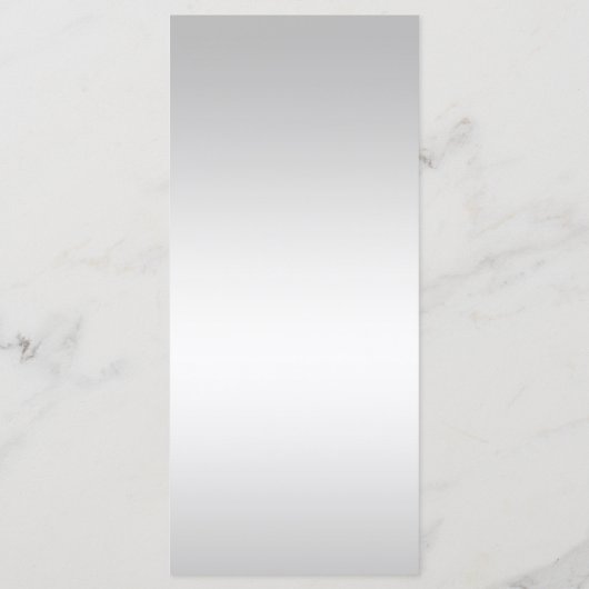 Silver Sequins Bow Baby shower Menu (Achterkant)