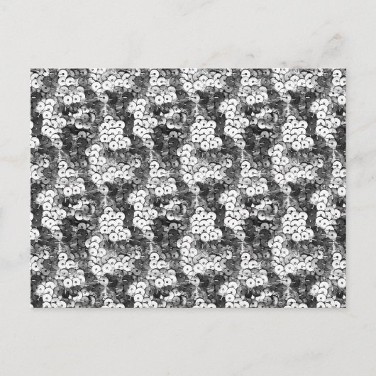Silver Sequins Briefkaart (Voorkant)