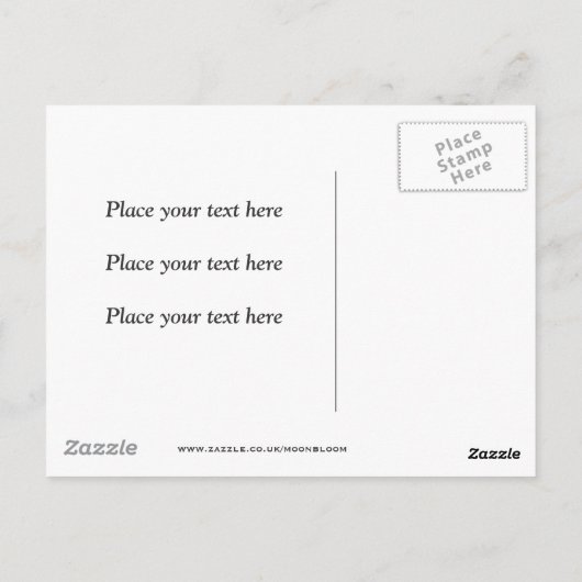 Silver Sequins Briefkaart (Achterkant)