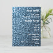 Silver Sequins Kaart (Staand voorkant)
