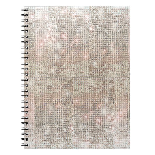 Silver Sequins Notitieboek (Voorkant)
