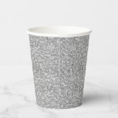 SILVER SEQUINS-PAPER PARTIJCUPS PAPIEREN BEKERS (Rechts)