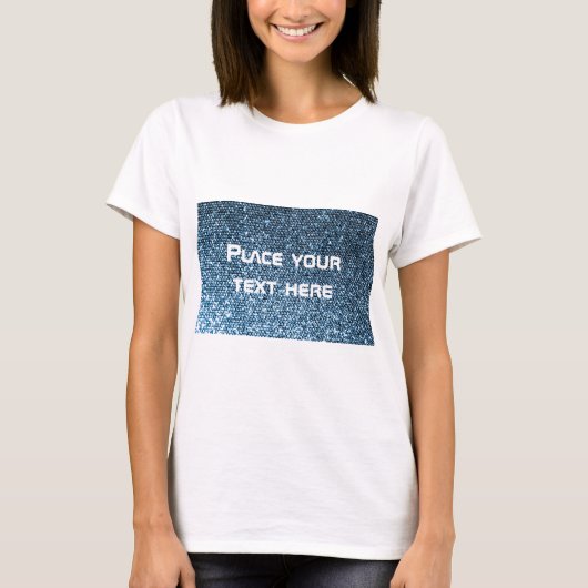 Silver Sequins T-shirt (Voorkant)