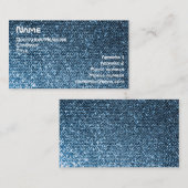 Silver Sequins Visitekaartje (Voorkant / Achterkant)