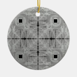 Silver Serenade keramisch Ornament