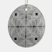 Silver Serenade keramisch Ornament (Links)