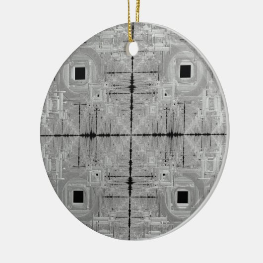 Silver Serenade keramisch Ornament (Links)