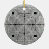 Silver Serenade keramisch Ornament (Achterkant)