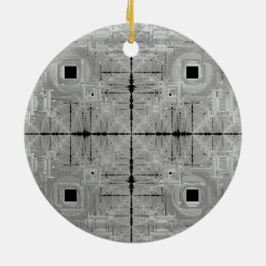 Silver Serenade keramisch Ornament (Achterkant)