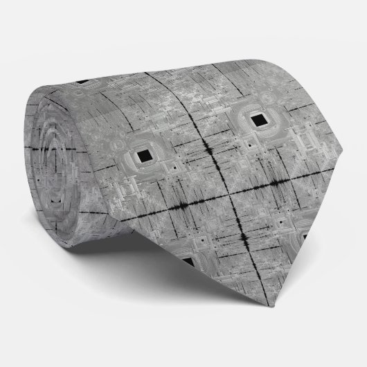 Silver Serenade Stropdas (Opgerold)