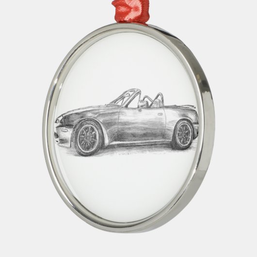 Silver Shadow MX5 Metalen Ornament (Links)