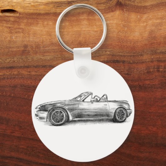 Silver Shadow MX5 Sleutelhanger (Voorkant)