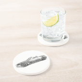 Silver Shadow MX5 Zandsteen Onderzetter (Zijkant)