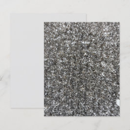 Silver Shaggy Small Labels Scrapbook Paper