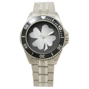 Silver Shamrock Horloge