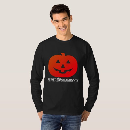 Silver Shamrock Jack O'Lantern T-shirt (Voorkant volledig)