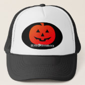 Silver Shamrock Jack O'Lantern Trucker Pet (Voorkant)