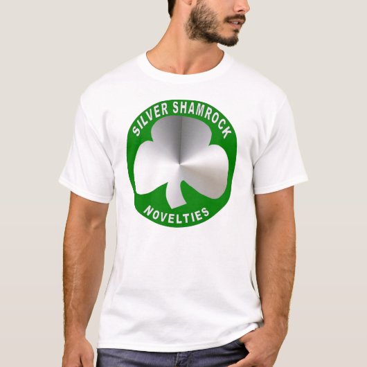 Silver Shamrock Novelties T-Shirt (Voorkant)