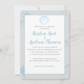 Silver Shells Destination Wedding Kaart (Voorkant)